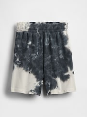 Gap Black/White Tie-Dye 5" Washed Easy Shorts (4-13yrs) - Image 5 of 5