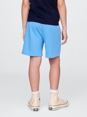 Gap Blue Relaxed Logo Pull On Shorts (4-13yrs) - Image 2 of 5