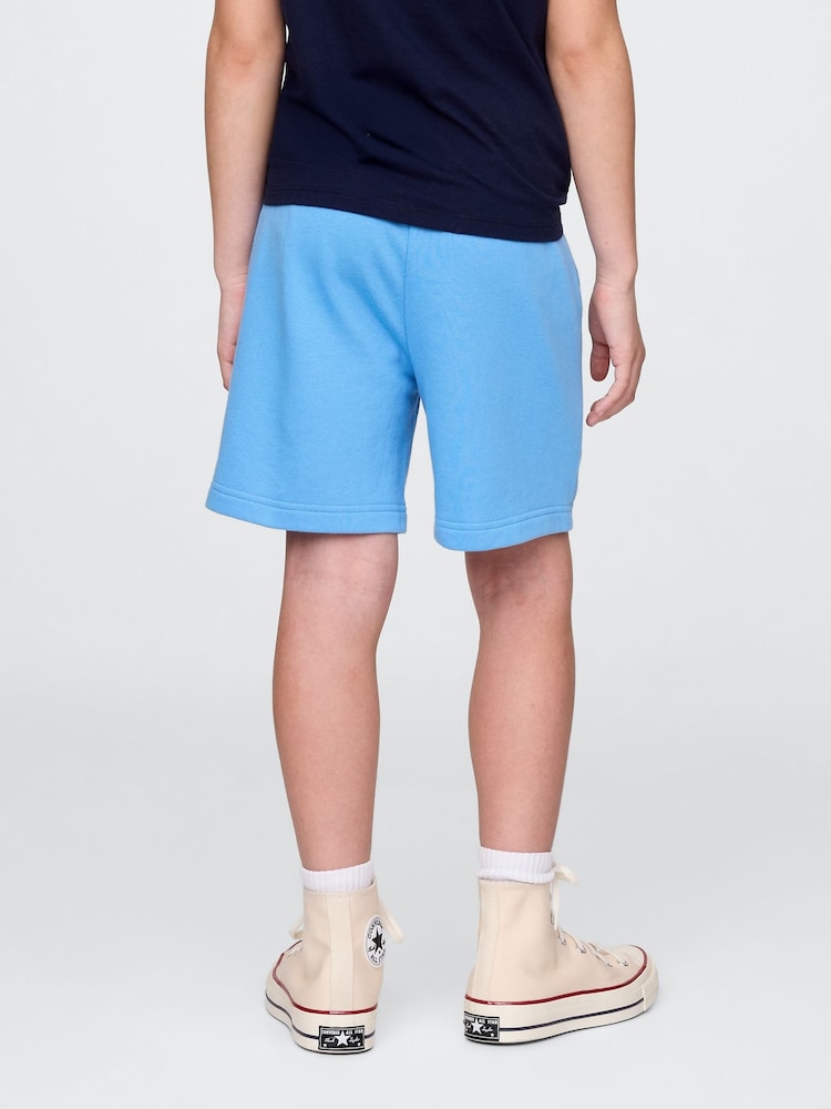 Gap Blue Relaxed Logo Pull On Shorts (4-13yrs) - Image 2 of 5