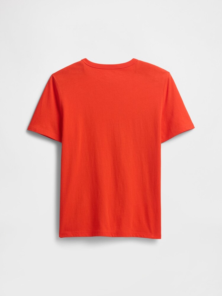 Gap Red Baseball Graphic Short Sleeve T-Shirt (4-13yrs) - Image 2 of 3