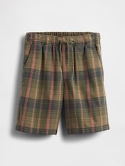 Gap Brown Check Canvas Easy Shorts (4-13yrs) - Image 5 of 5