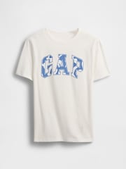 Gap White Logo T-Shirt (4-13yrs) - Image 1 of 2