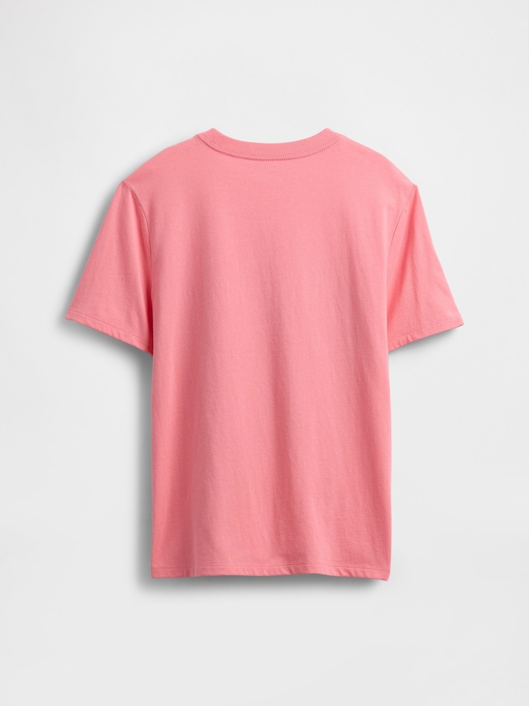 Gap Pink Graphic Short Sleeve T-Shirt (4-13yrs) - Image 2 of 3