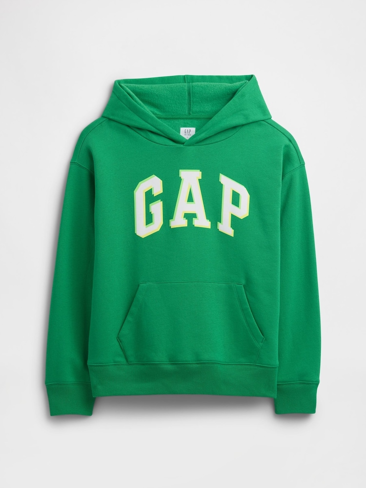 Gap Green Pullover Vintage Logo Hoodie (4-13yrs) - Image 1 of 3 Gap Green Pullover Vintage Logo Hoodie (4-13yrs) - Image 1 of 3