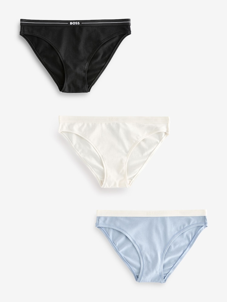 BOSS Black Bikini Briefs Pants 3 Pack - Image 1 of 4