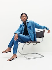 BOSS Blue Slim Fit Jackie Stretch Denim Jeans - Image 4 of 7