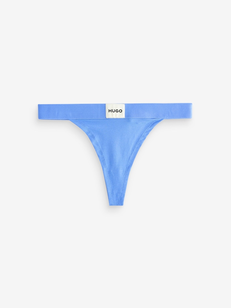 HUGO Blue Label Triangle Stretch Thong - Image 1 of 1 HUGO Blue Label Triangle Stretch Thong - Image 1 of 1