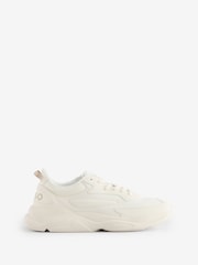 HUGO White Leon Runn Contrast Chunky Trainers - Image 1 of 1