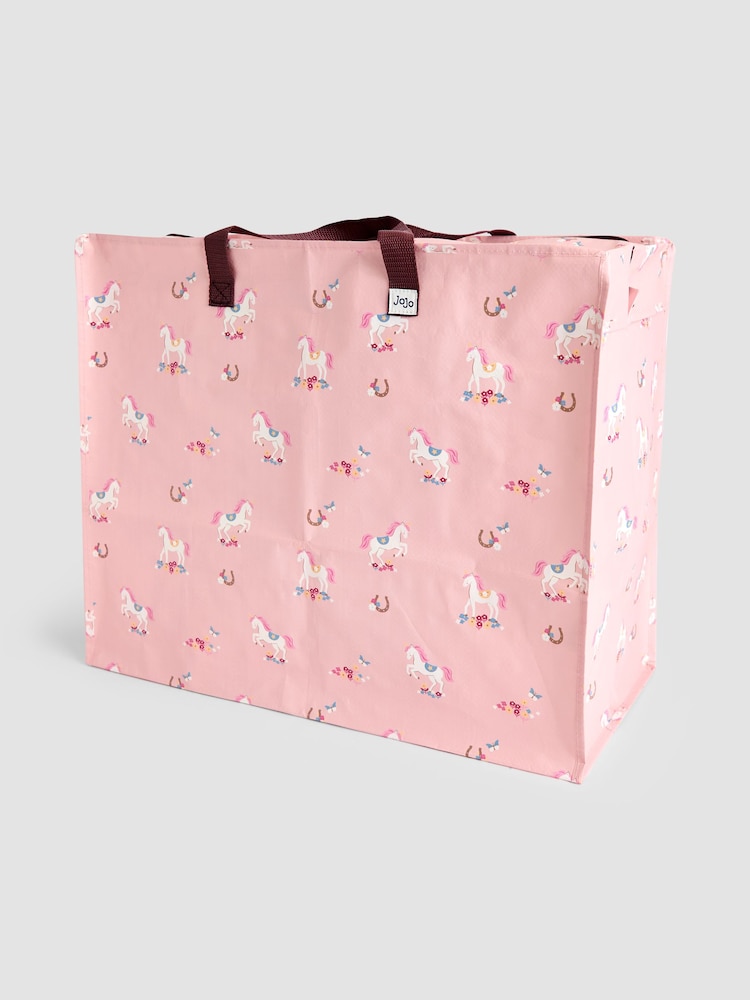 JoJo Maman Bébé Unicorn Prairie Storage Bag - Image 1 of 2 JoJo Maman Bébé Unicorn Prairie Storage Bag - Image 1 of 2
