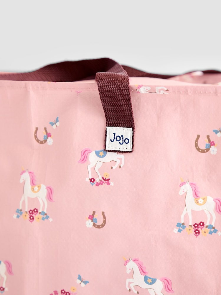 JoJo Maman Bébé Unicorn Prairie Storage Bag - Image 2 of 2 JoJo Maman Bébé Unicorn Prairie Storage Bag - Image 2 of 2