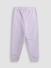 JoJo Maman Bébé Lilac Mouse Character 2 Pack Jersey Pyjamas - Image 4 of 10