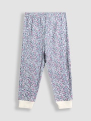 JoJo Maman Bébé Lilac Mouse Character 2 Pack Jersey Pyjamas - Image 8 of 10