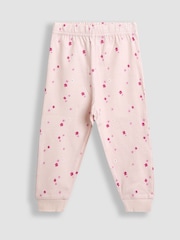 JoJo Maman Bébé Pink Fairy Print 2 Pack Jersey Pyjamas - Image 8 of 11