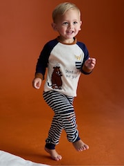 JoJo Maman Bébé The Gruffalo Character Appliqué Jersey Pyjamas - Image 5 of 13