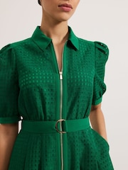 Phase Eight Green Carey Check Dress - Image 5 of 7