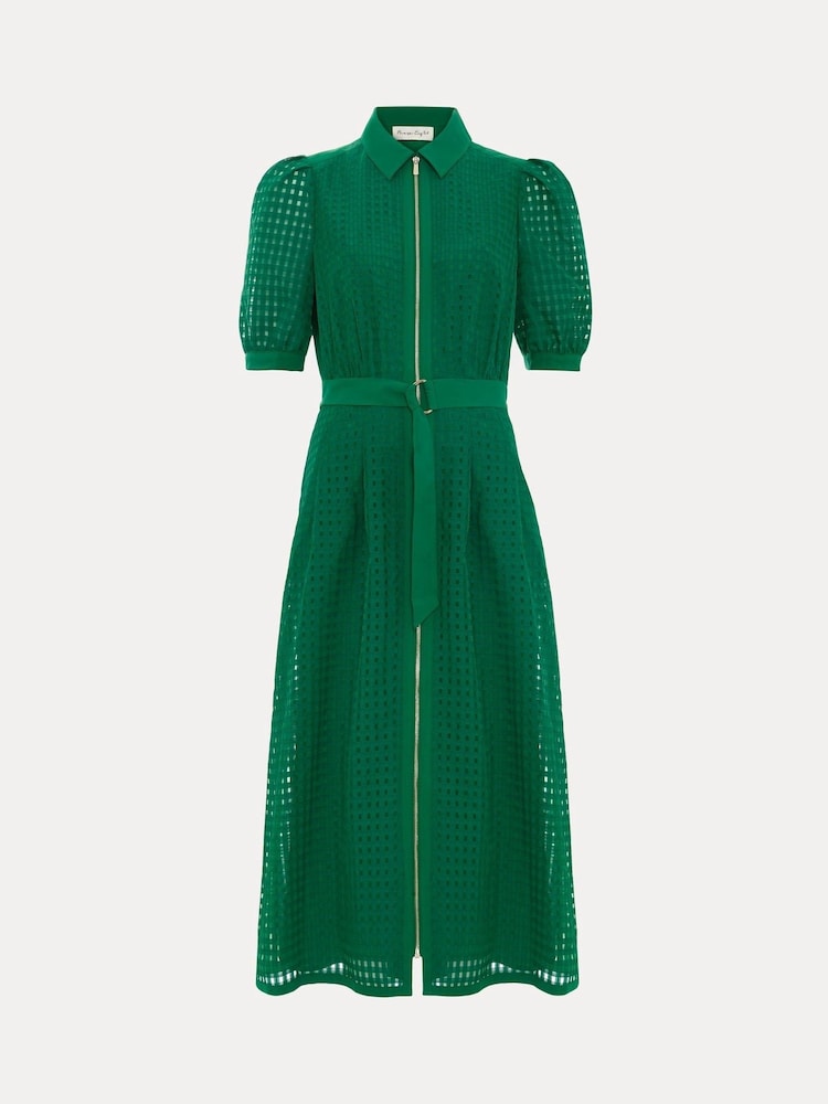 Phase Eight Green Carey Check Dress - Image 7 of 7