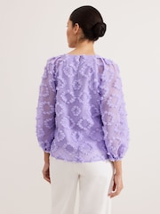 Phase Eight Purple Shayla Blouse - Image 2 of 7