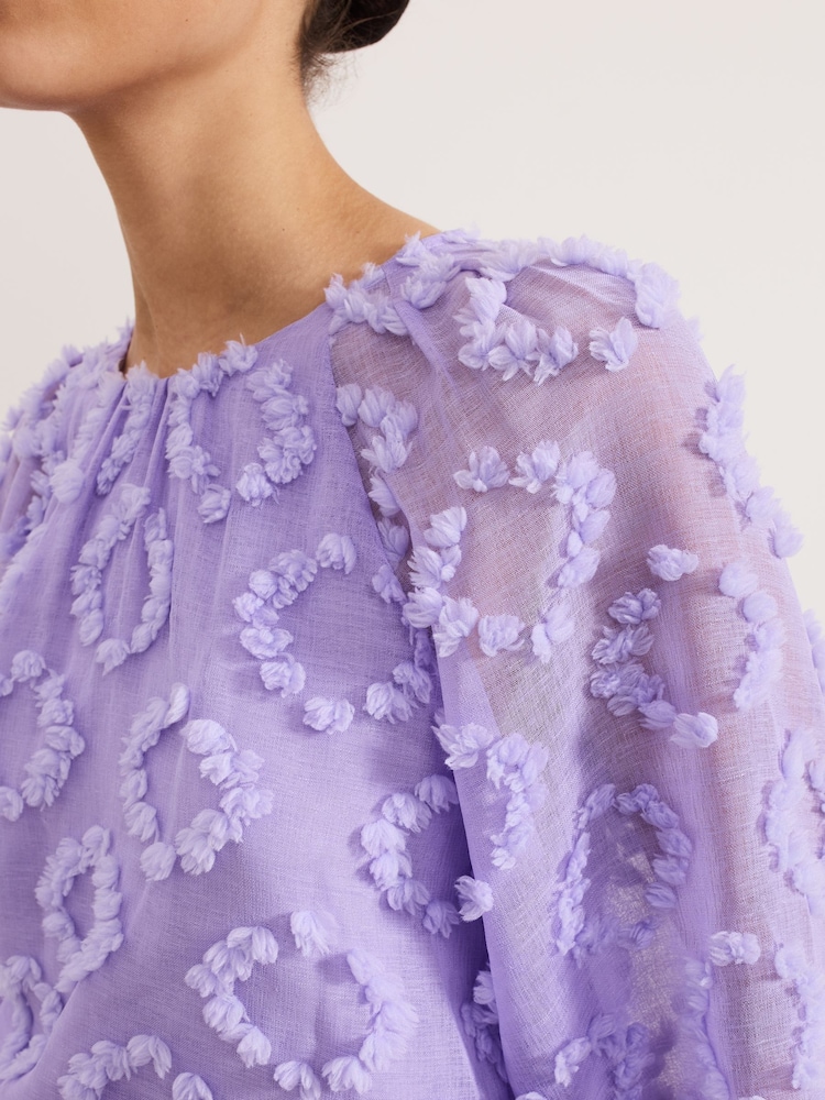 Phase Eight Purple Shayla Blouse - Image 4 of 7