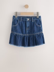 Denim Dark Wash Cotton Skirt (3-16yrs) - Image 1 of 4