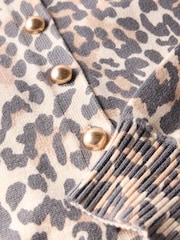 Mint Velvet Cream Leopard Print 100% Cotton Cardigan - Image 7 of 7