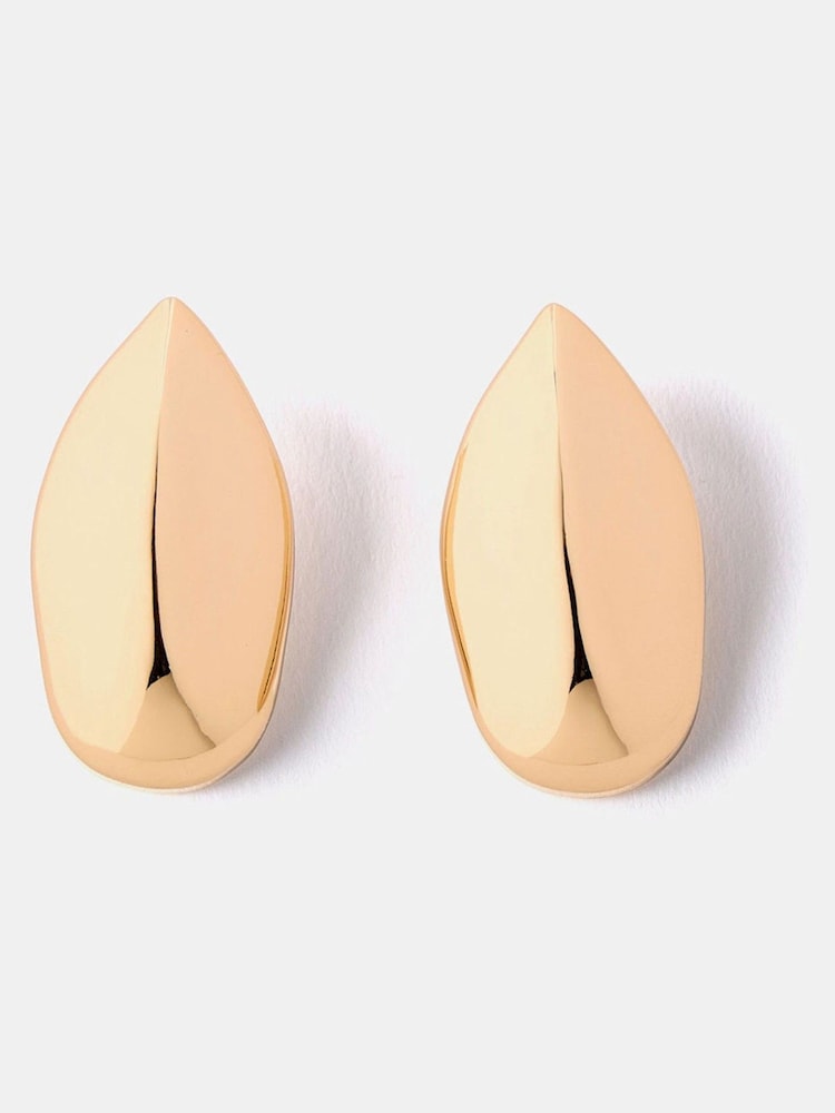 Mint Velvet Gold Tone Statement Earrings - Image 1 of 4