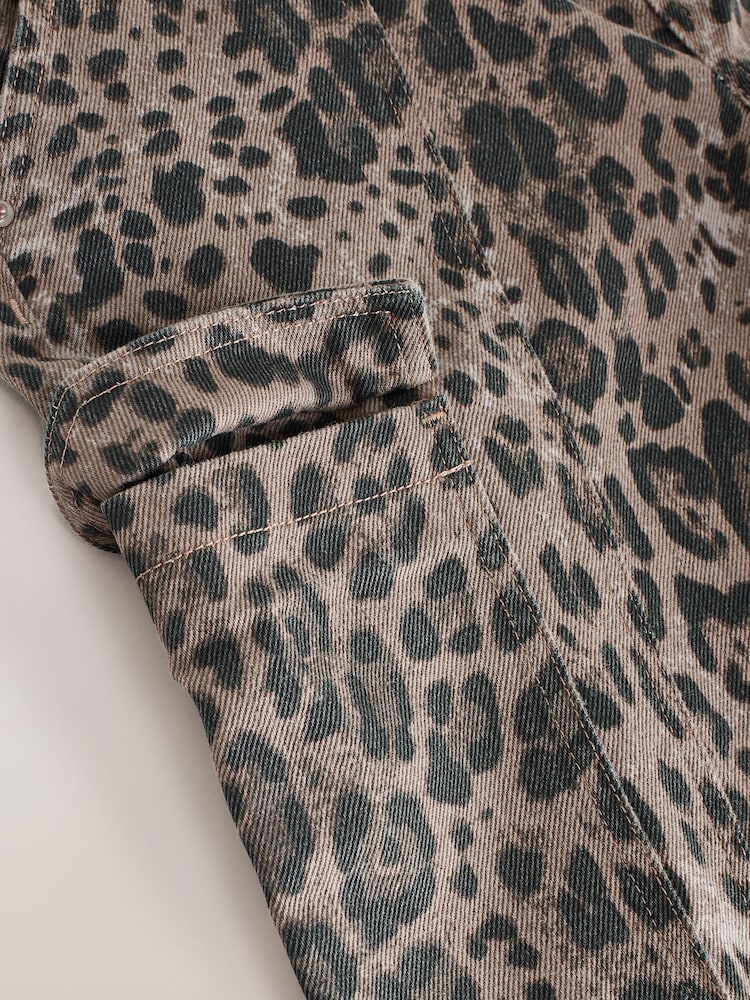 Leopardo - Vaqueros estilo carpintero de pernera recta - Imagen 10 de 10 Leopardo - Vaqueros estilo carpintero de pernera recta - Imagen 10 de 10