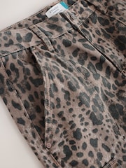 Leopard - Carpenter-Jeans mit geradem Bein - Bild 2 von 5