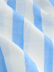 Blue/White/Lemon Print - Camisas de praia Cover-Up - Imagem 8 de 8