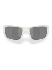 Oakley Masseter Rectangle White Sunglasses - Image 3 of 8