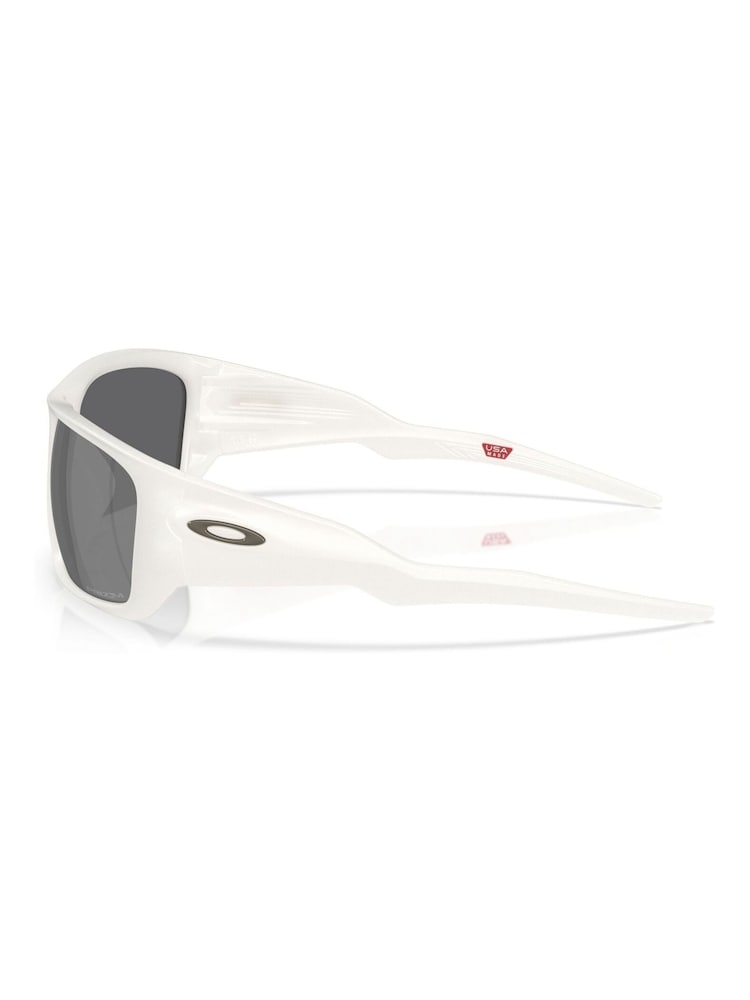 Oakley Masseter Rectangle White Sunglasses - Image 5 of 8