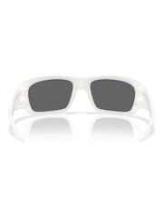 Oakley Masseter Rectangle White Sunglasses - Image 7 of 8