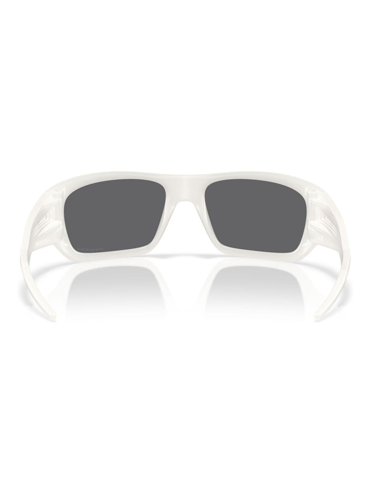 Oakley Masseter Rectangle White Sunglasses - Image 7 of 8