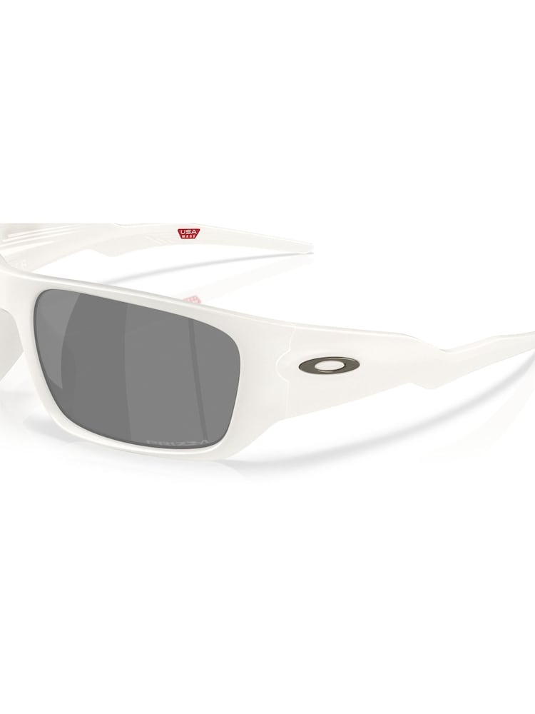 Oakley Masseter Rectangle White Sunglasses - Image 8 of 8