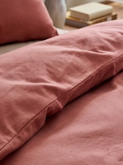 Juego de funda de edredón y funda de almohada de algodón 100 % cepillado ultrasuave - Imagen 2 de 4