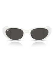 Ray Ban Pillow White Sunglasses - Image 1 of 6