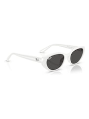 Ray Ban Pillow White Sunglasses - Image 4 of 6