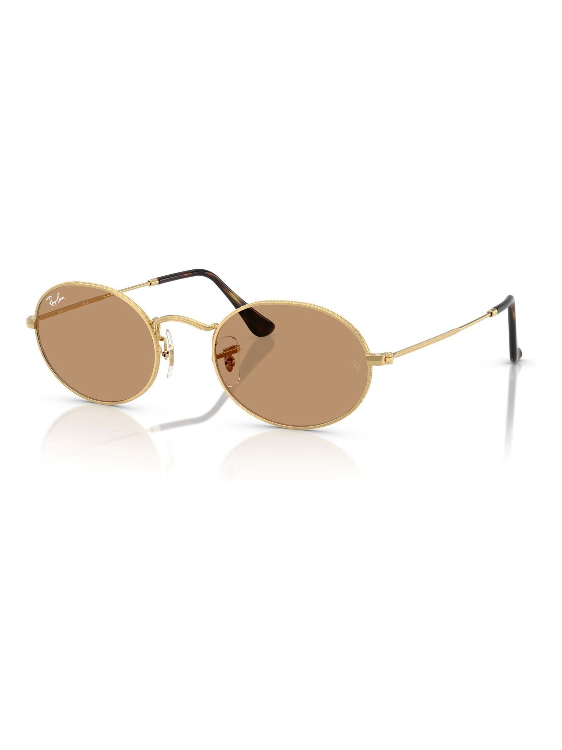 Buy Ray-Ban Gold Oval Sunglasses from the Next UK online shop