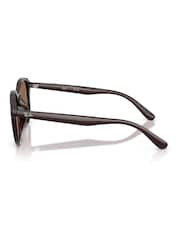Ray Ban Square Brown Sunglasses - Image 2 of 6