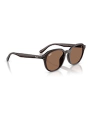 Ray Ban Square Brown Sunglasses - Image 4 of 6