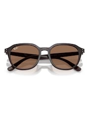Ray Ban Square Brown Sunglasses - Image 6 of 6