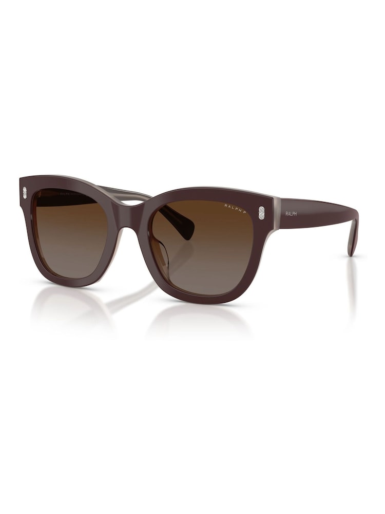 Ralph By Ralph Lauren Oval Brown Sunglasses - Image 2 of 5