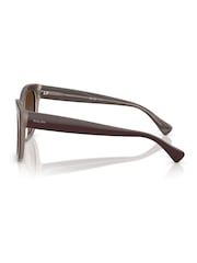 Ralph By Ralph Lauren Oval Brown Sunglasses - Image 3 of 5