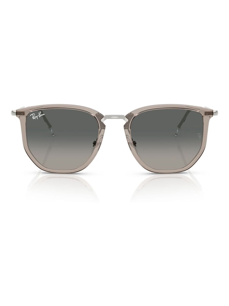 Ray Ban Grey Irregular Sunglasses - Image 1 of 6