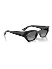 Ray Ban Zena Irregular Black Sunglasses - Image 4 of 6