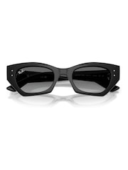 Ray Ban Zena Irregular Black Sunglasses - Image 6 of 6