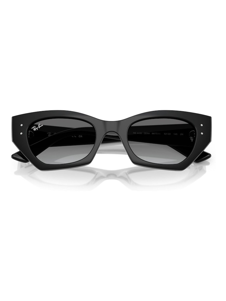 Ray Ban Zena Irregular Black Sunglasses - Image 6 of 6