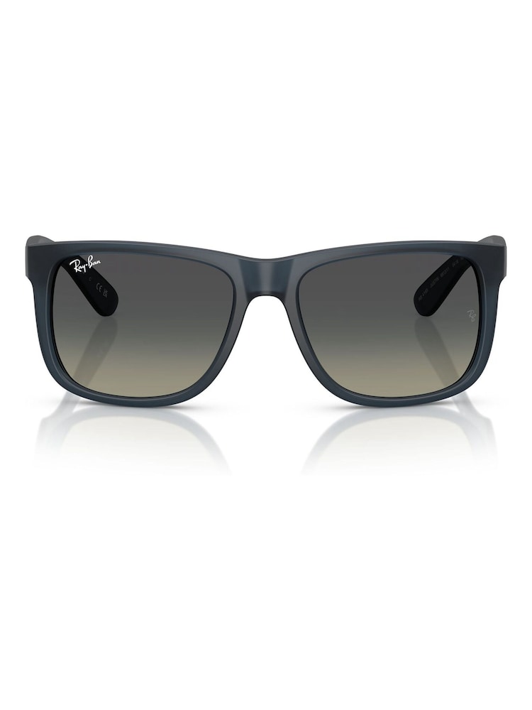 Ray Ban Justin Blue Square Sunglasses - Image 1 of 6