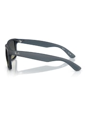 Ray Ban Justin Blue Square Sunglasses - Image 2 of 6