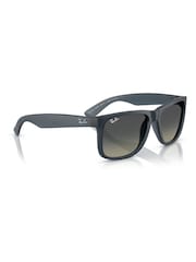 Ray Ban Justin Blue Square Sunglasses - Image 4 of 6