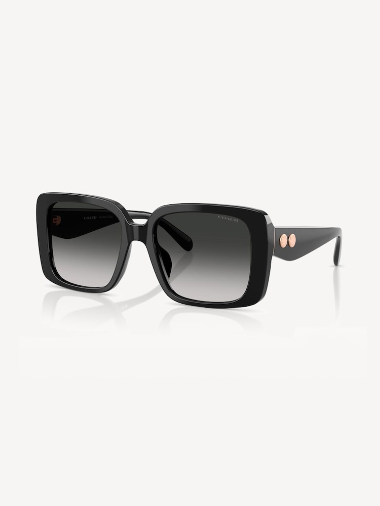 COACH Black Square Sunglasses - Image 1 of 5